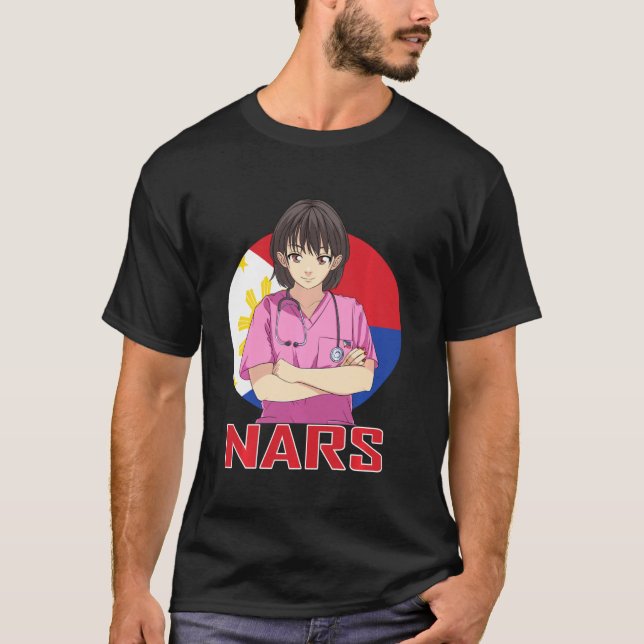 T-shirt Philippines Nars Girl Registered Nurse Filipino Nu (Devant)
