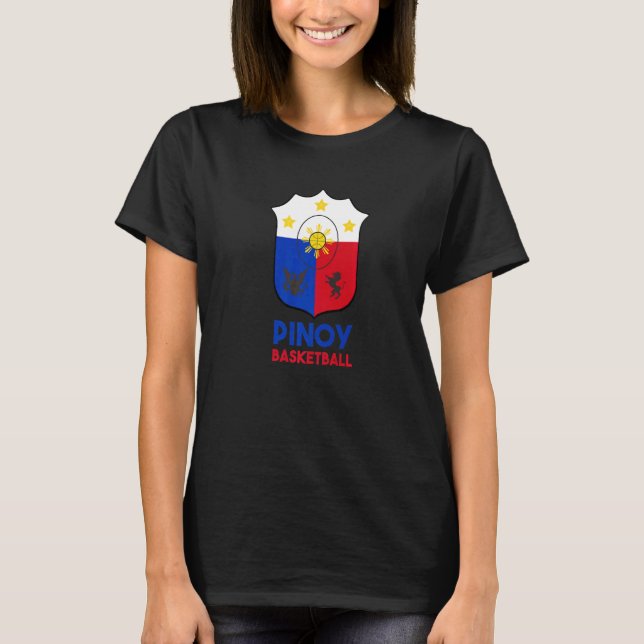 T-shirt Philippines Panier de basket-ball en pinoy philipp (Devant)