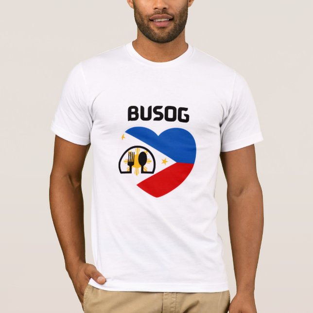 T-shirt Philippines | Philippin | Busog  (Devant)