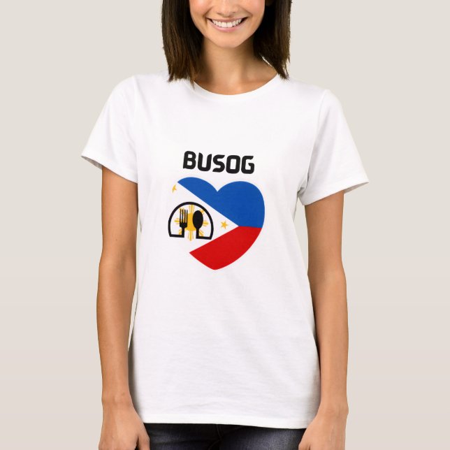 T-shirt Philippines | Philippin | Busog  (Devant)