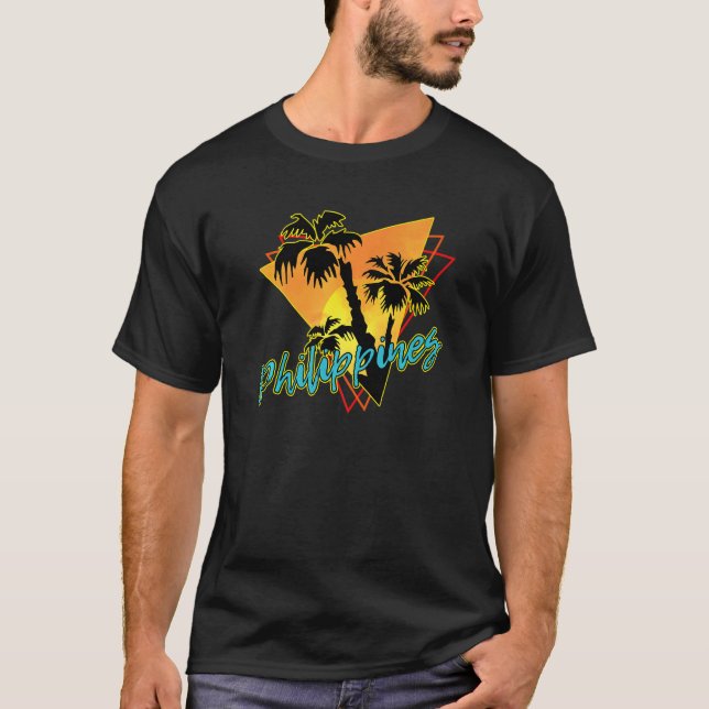 T-shirt Philippines Pinay Fierté Philippine Drapeau du Pay (Devant)