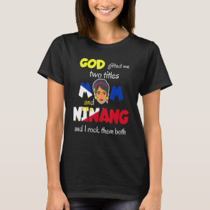 T-shirt Philippines Pinay Filipina Maman Lola Ninang Godmo