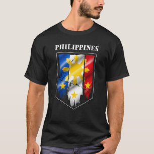 T-shirt Philippines Pinay Filipino Pride Pays Drapeau Isla