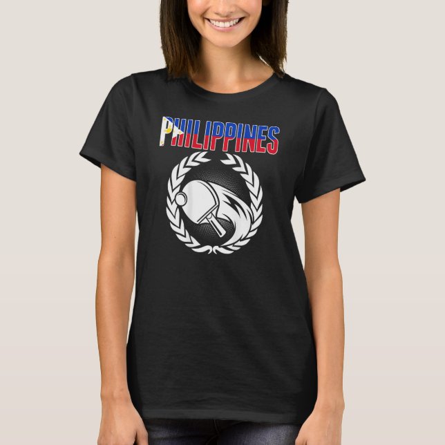 T-shirt Philippines Ping Pong Support Philippines Table T (Devant)