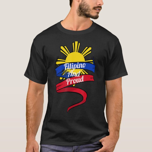 T-shirt Philippines Pinoy Pinay Fierté Philippine Pr (Devant)