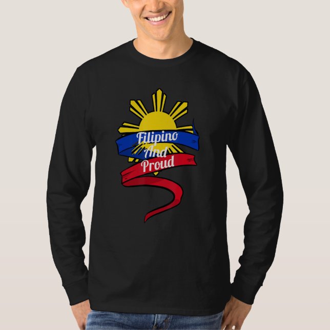 T-shirt Philippines Pinoy Pinay Filipino Filipina Pride Pr (Devant)