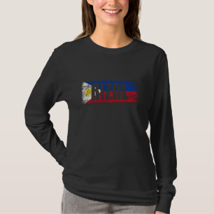 T-SHIRT PHILIPPINES RIZALES AVEC SON DRAPEAU FILIPINO FIÈR