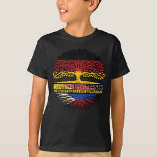 T-shirt Philippinisch Deutsch Deutschland Baum