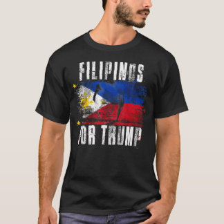 T-shirt Philippins Pour Trump - Américains Et Philippines