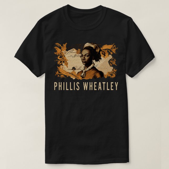T-shirt Phillis Wheatley 1 (Design devant)