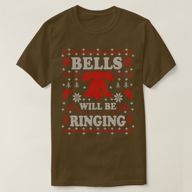 T-shirt Philly Liberty Bell Philadelphie Bells Je serai Ri (Design devant)
