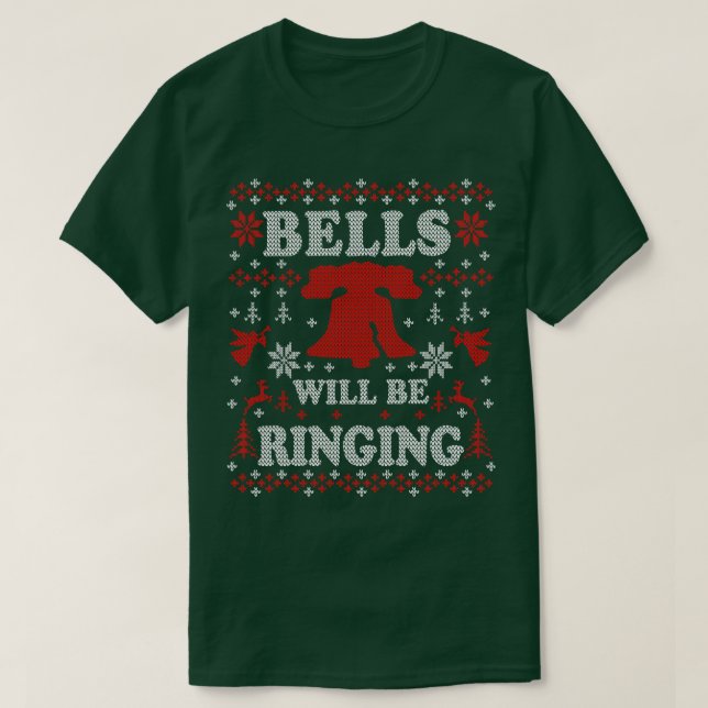 T-shirt Philly Liberty Bell Philadelphie Bells Je serai Ri (Design devant)