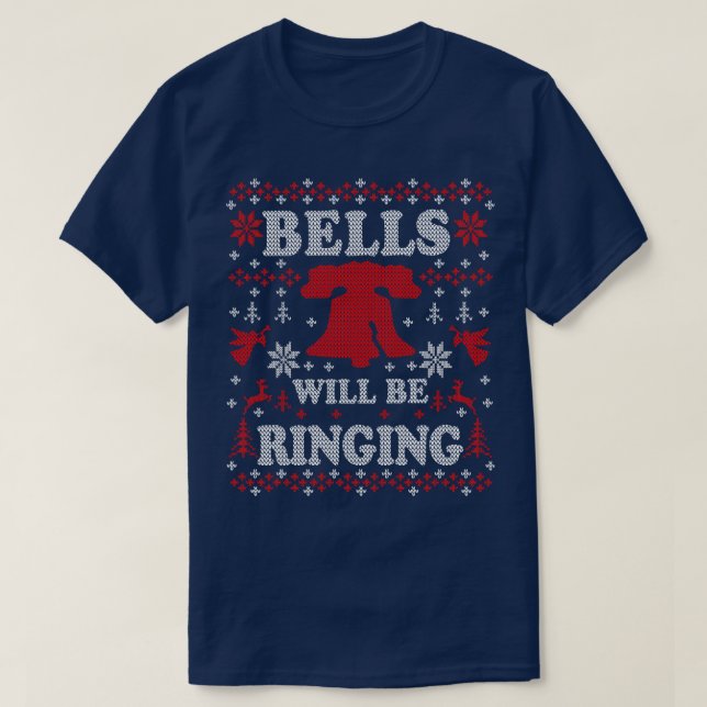 T-shirt Philly Liberty Bell Philadelphie Bells Je serai Ri (Design devant)