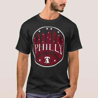 T-shirt Philly Red White et Philadelphie Blue Baseball Fa