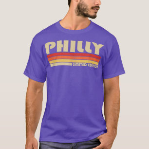 T-shirt Philly School Sports Nom Vintage Retro Cadeau Men