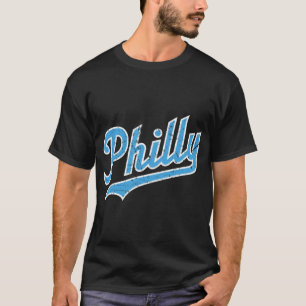 T-shirt Philly Script - Bourgogne