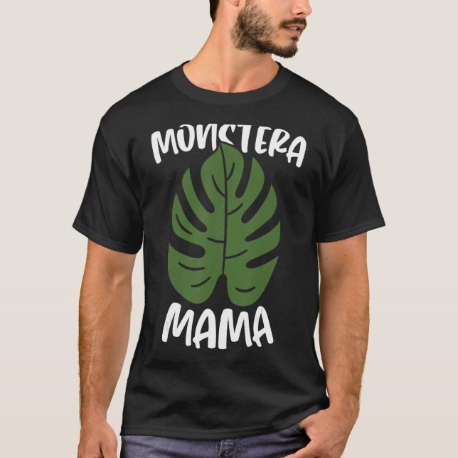 T-shirt Philodendron Monstera Deliciosa Swiss Cheese House (Devant)