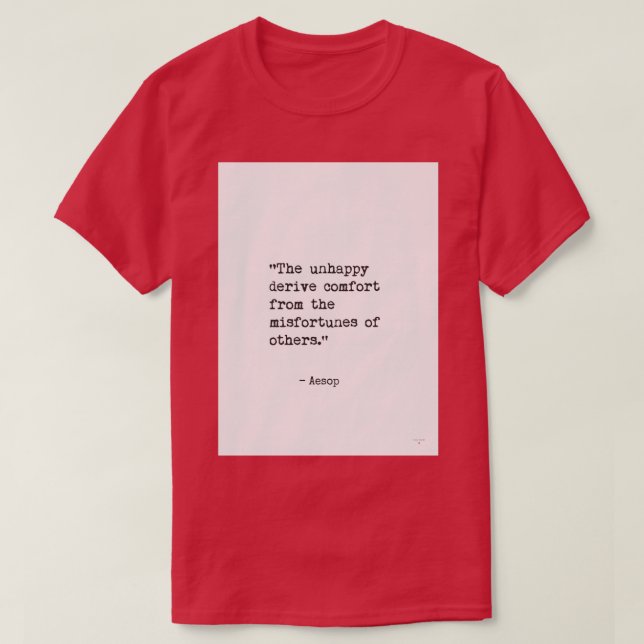 T-shirt philosophe grec d'Aesop (Design devant)