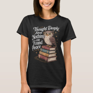 T-shirt Philosophe Pensée Profondément Philosophie Pun Jok