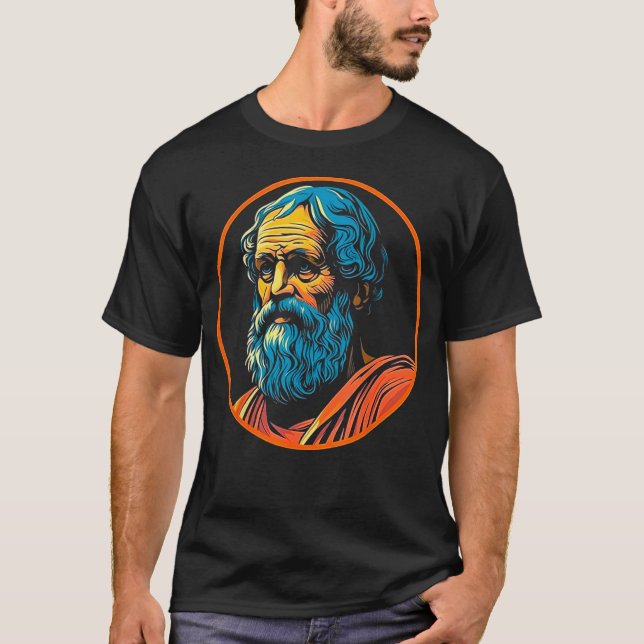 T-shirt Philosophe Platon (Devant)