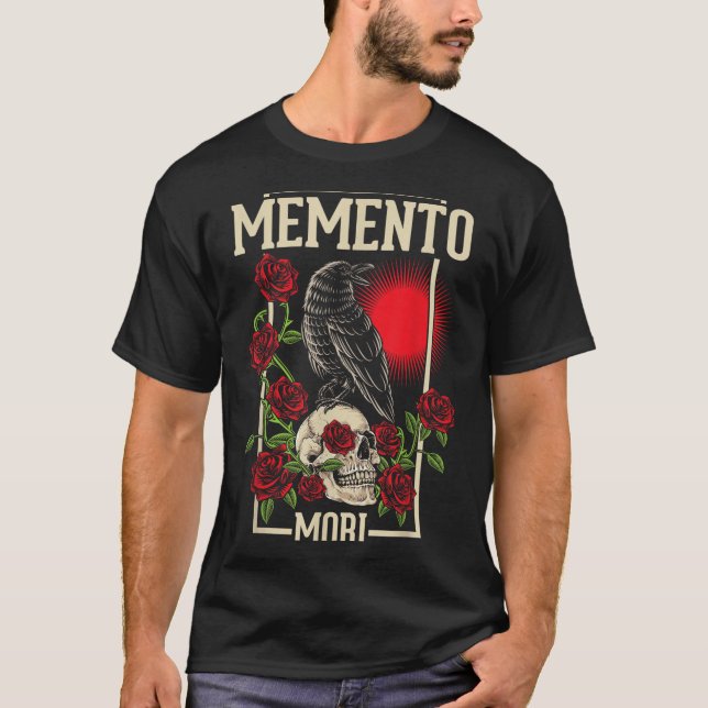T-shirt Philosophe stoïque Memento Mori (Devant)