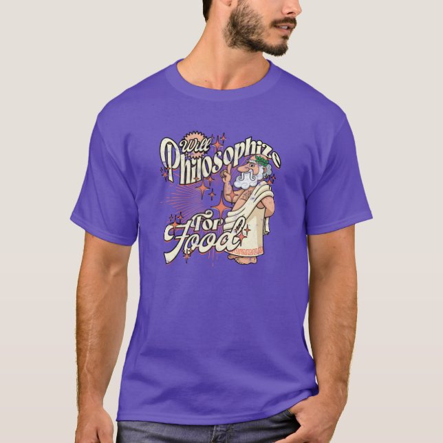 T-shirt Philosophera pour nourriture Philosophe Philosophi (Devant)