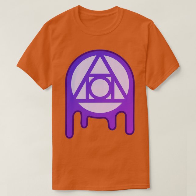 T-shirt Philosopherx27s symbole alchimique en pierre (Design devant)