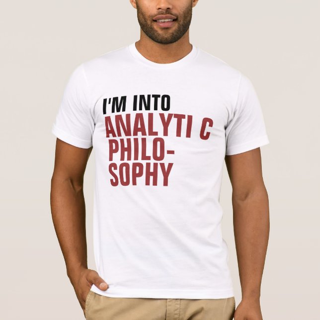 T-shirt Philosophie analytique (Devant)