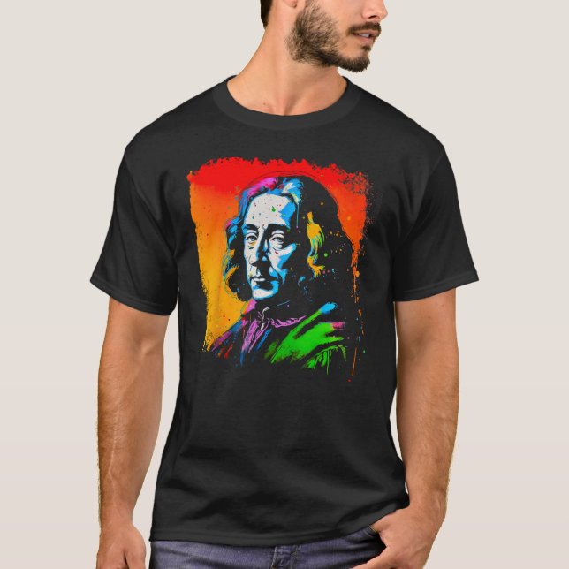 T-shirt Philosophie Brand Baruch Spinoza Philosophe (Devant)