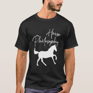 T-shirt Philosophie Cheval équitation Animal Western Style