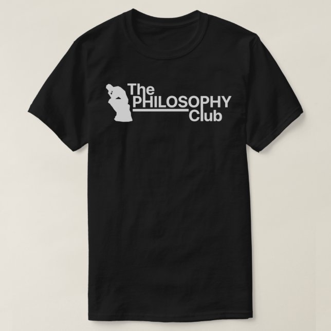 T-shirt Philosophie Club Vêtements (Design devant)
