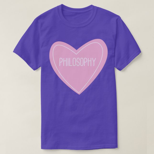 T-shirt Philosophie Coeur 1 (Design devant)