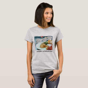 T-shirt Philosophie des glucides complexes pour les amateu