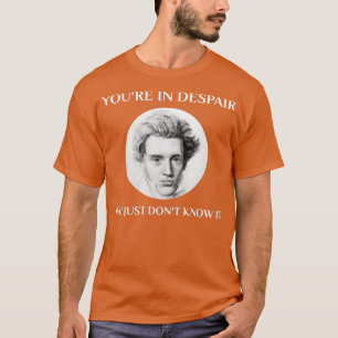 T-shirt Philosophie Kierkegaard Enseignant Étudiant Major 