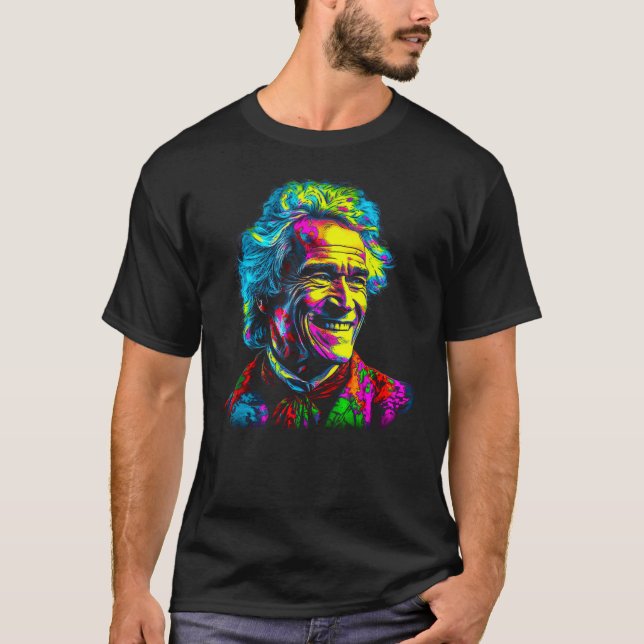 T-shirt Philosophie Marque Jean Jacques Rousseau (Devant)