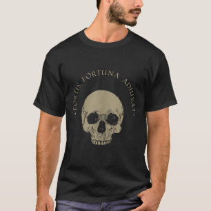 T-shirt Philosophie stoïque Fortis Fortuna Adiuvat Crâne S