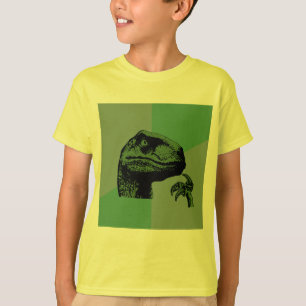 T-shirt Philosoraptor vide