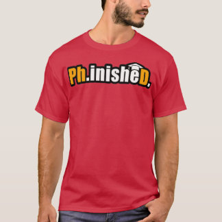 T-shirt PhinisheD en orange mettre en évidence drôle pdh d