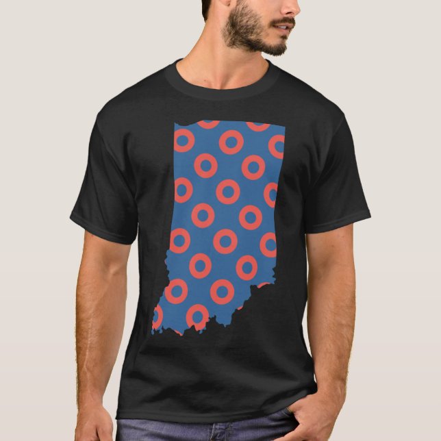 T-shirt Phish Fishman Donut Indiana Phan Apparel and Acces (Devant)