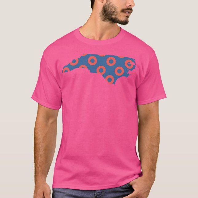 T-shirt Phish Fishman Donut North Carolina Phan Appareils  (Devant)