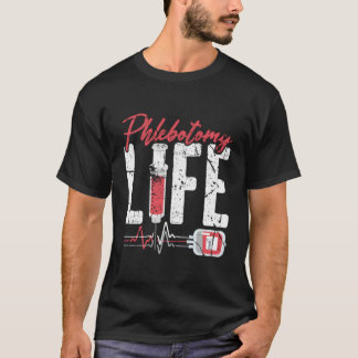 T-shirt Phlebotomie de vie dire - Retro Phlebotomy Technic