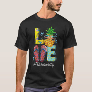 T-shirt Phlébotomiste Bonjour l'été Dernier jour heureux É