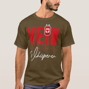 T-shirt Phlebotomiste Funny Vein Whisperer Phlebotomie