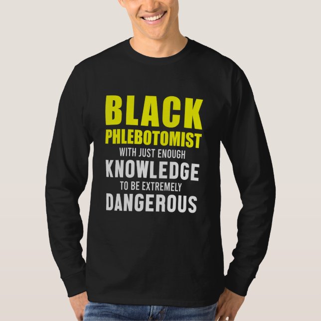 T-shirt Phlebotomiste Phlebotomie Technicien 10 (Devant)