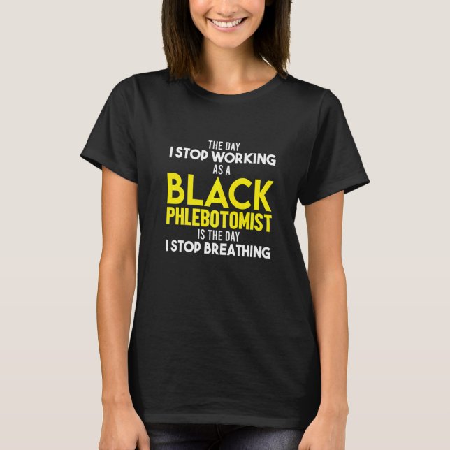 T-shirt Phlebotomiste Phlebotomie Technicien 21 (Devant)