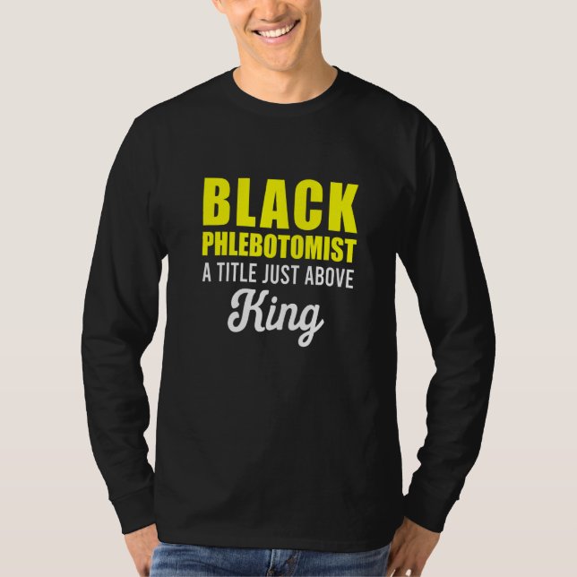 T-shirt Phlebotomiste Phlebotomie Technicien 37 (Devant)