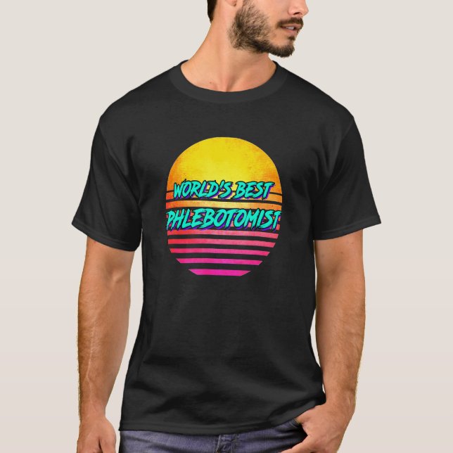 T-shirt Phlébotomiste Rétro (Devant)