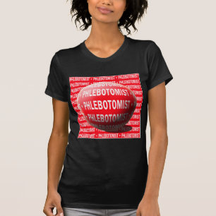 T-SHIRT PHLÉBOTOMISTE SPHÈRE GOUTTE SANGUINE