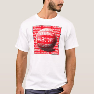 T-SHIRT PHLÉBOTOMISTE SPHÈRE GOUTTE SANGUINE