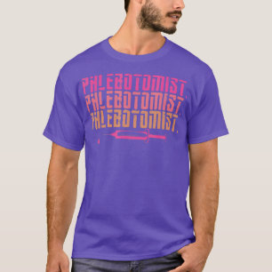 T-shirt Phlebotomiste Technicien en phlébotomie à temps pl